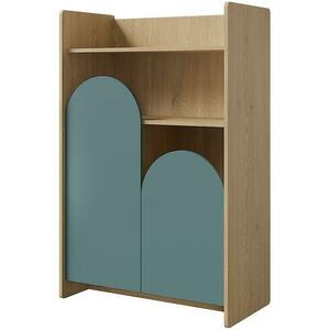 Regál Lexi 8 Cremona/Macadamia/Tengeri kép