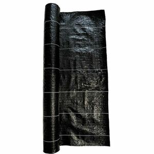 Fekete szövet talajtakaró 1, 6x10 m 95 g/m2 kép
