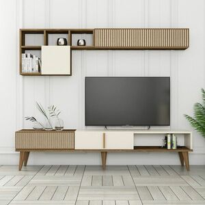 Milen Walnut and Cream TV-fal kép