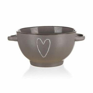 Banquet HEART kerámia tál 660 ml, barna kép