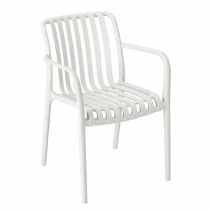 Kerti szék 45, 5 x 57 x 45/81 cm, fehér kép