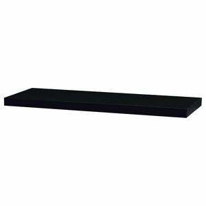 Fali polc P-005 BK fekete fényes kép