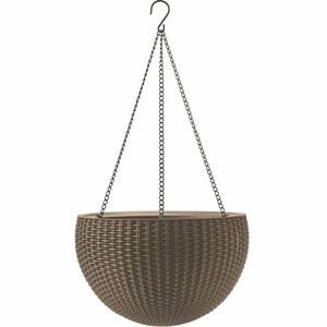 Keter Sphere mocca felakasztható virágtartó, átmérő: 35 cm kép