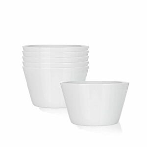 Banquet LUCA 6 db-os kerámia tál készlet , 13, 1 cm, fehér kép
