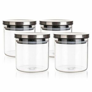Banquet FREIA 4 részes üvegdoboz-készlet, 650 ml, 0, 65 l kép