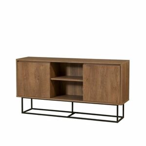 Tela Walnut and Black szekrény kép