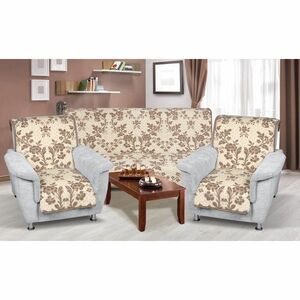 Karmela plus Bézs virág 3+1+1 szett, 1 db 150 x 200 cm, 2 db 65 x 150 cm kép