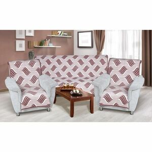 Karmela plus Burgundi hullám 3+1+1 szett, 1 db 150 x 200 cm, 2 db 65 x 150 cm kép