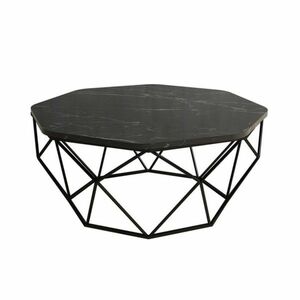Diamond Black Marble dohányzóasztal kép