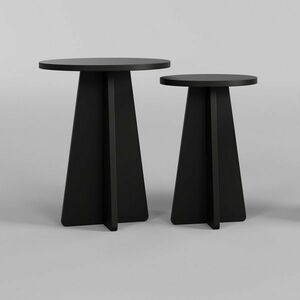 Mushroom Black dohányzóasztal-készlet, 2 db kép