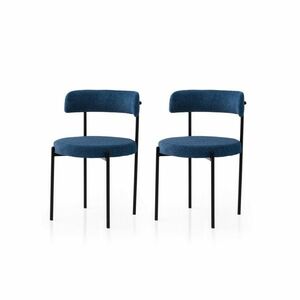 Gini Dark Blue and Black étkezőszékek, 2 db kép