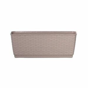RATOLLA virágláda P 49, 2x17, 2x17, 4cm BÉZS st. (7529U) alátéttel kép