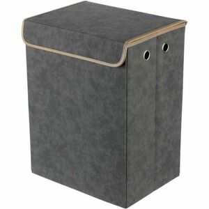 Autronic Szövet tárolódoboz fedéllel 38 × 28 × 50cm, szürke kép