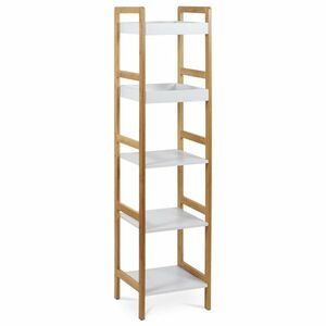 Bambusz állvány, 5 polcos, 128 cm, 5 emelet kép