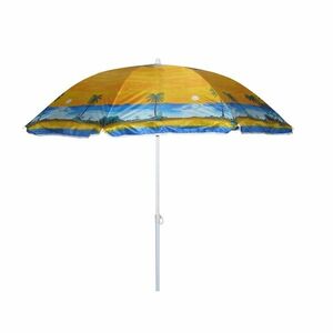 Happy Palm Green Strand napernyő 180 cm, vegyes színekkel kép