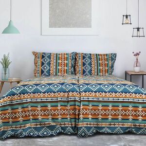 B.E.S. Petrovice Aztec Spirit flanel ágyneműhuzat, 140 x 200 cm, 70 x 90 cm kép