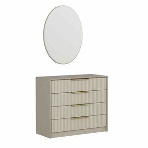 Kale Beige komód tükörrel kép