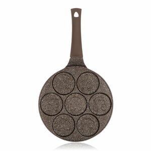 Banquet Granite Brown Smile palacsintasütő serpenyő tapadásmentes felülettel, 26 cm kép