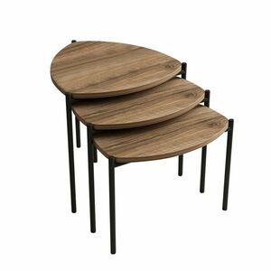 Lenny Walnut kisasztal, 3 db kép