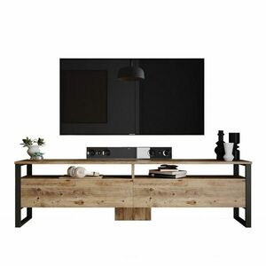 Man Atlantic Pine and Black TV-asztal kép