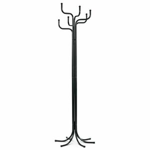 Peg fém fogas, fekete, 188 cm kép