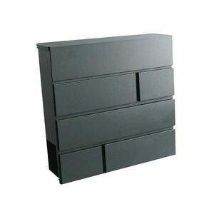BRICKS postal box 370 x 370 x 105 mm, anthracite kép