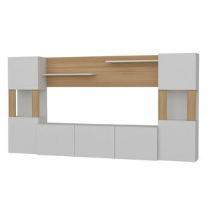 Lore White and Teak TV-fal kép