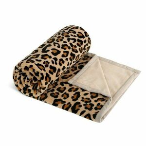 Bellatex Korall mikro egyágyas takaró Leopard, 150 x 200 cm kép