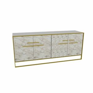 Polka Gold and White szekrény kép
