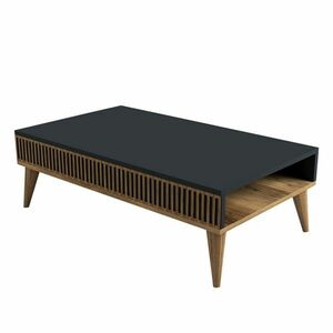 Mila Anthracite and Walnut dohányzóasztal kép