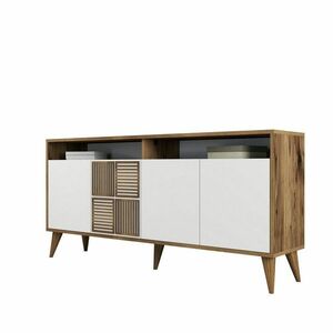 Milan Walnut and White szekrény kép