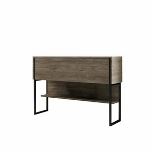 Luxe Walnut and Black komód kép