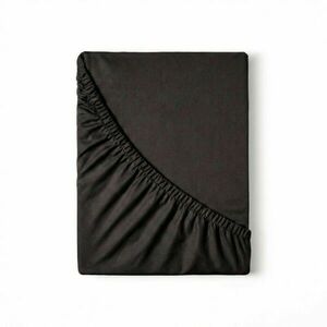 Kvalitex Luxury collection szatén lepedőfekete, 220 x 200 cm + 15 cm, 220 x 200 cm kép