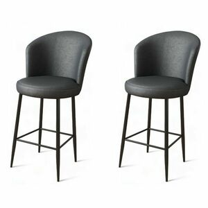 Uras Anthracite and Black bárszék szett, 2 db, 2 db kép