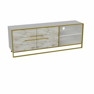 Polka White TV-asztal kép