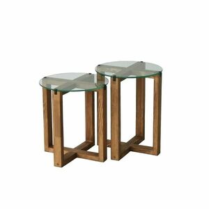 Amalfi Walnut kisasztal-készlet, 2 db kép