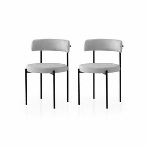 Gini Light Grey and Black étkezőszékek, 2 db kép
