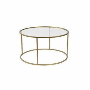 Aurum Gold dohányzóasztal, 80 cm kép