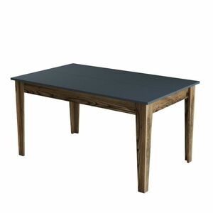 Milan Walnut and Anthracite étkezőasztal kép