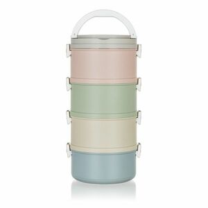 Banquet Avanza műanyag ételhordozó, 2, 8 l, 4 db-os szett multicolor kép