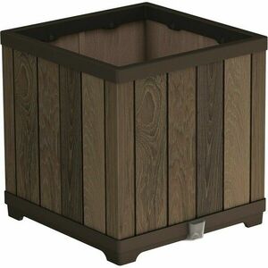 Keter Deco Square virágcserép 45, 5 x 45, 5 x 45, 5 cm, barna kép