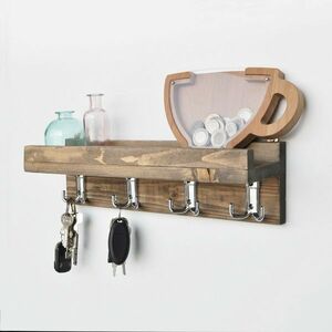 Rustic Walnut konyhai polc kép