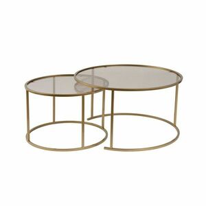 Aurum Gold and Bronze dohányzóasztal szett 80 cm, 2 db kép