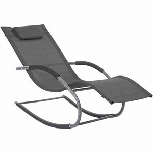 Avenberg Merida kerti hintaszék, fekete, 147 x 63 x 88 cm kép