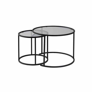 Aurum Black and Grey dohányzóasztal szett 60 cm, 2 db kép