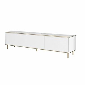 Imaj White Marble and Gold TV-asztal kép