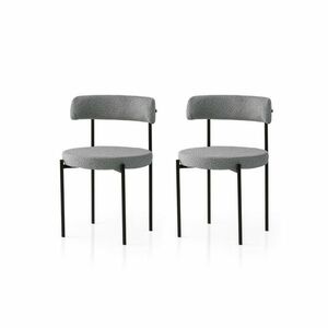 Gini Dark Grey and Black étkezőszékek, 2 db kép