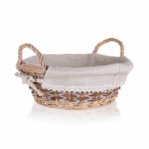 Home Decor Duo füles fonott kosár, 30 x 11 cm kép