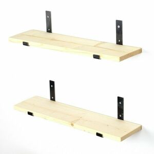 Lam008 Black and Oak polc kép
