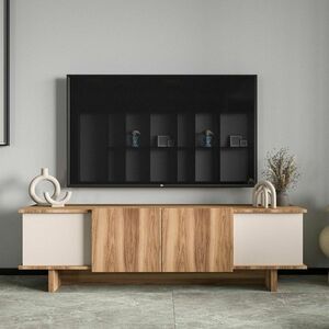 Diana Beige and Walnut TV-asztal kép